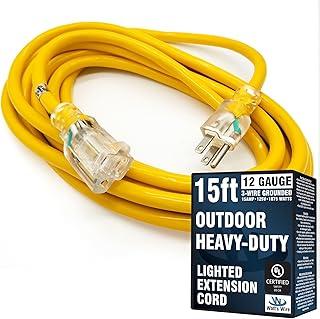 14 AWG Retractable Extension Cord